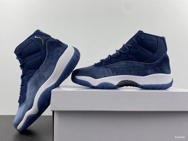 Rep MAX Jordan Velvet Air 11 Midnight Navy WMNS AR0715-441 0821